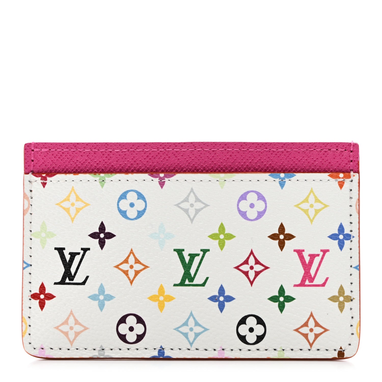 Louis Vuitton LV X TM Monogram Multicolor Card Holder Kawaii Pink 1 of 6