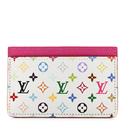 Louis Vuitton LV X TM Monogram Multicolor Card Holder Kawaii Pink 1 of 6