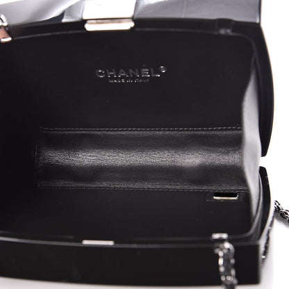 Chanel Plexiglass Compact Box Clutch Black 5 of 10