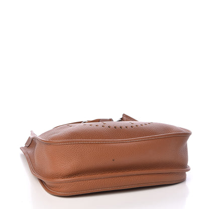 Hermes Taurillon Clemence Evelyne III PM Gold 4 of 13