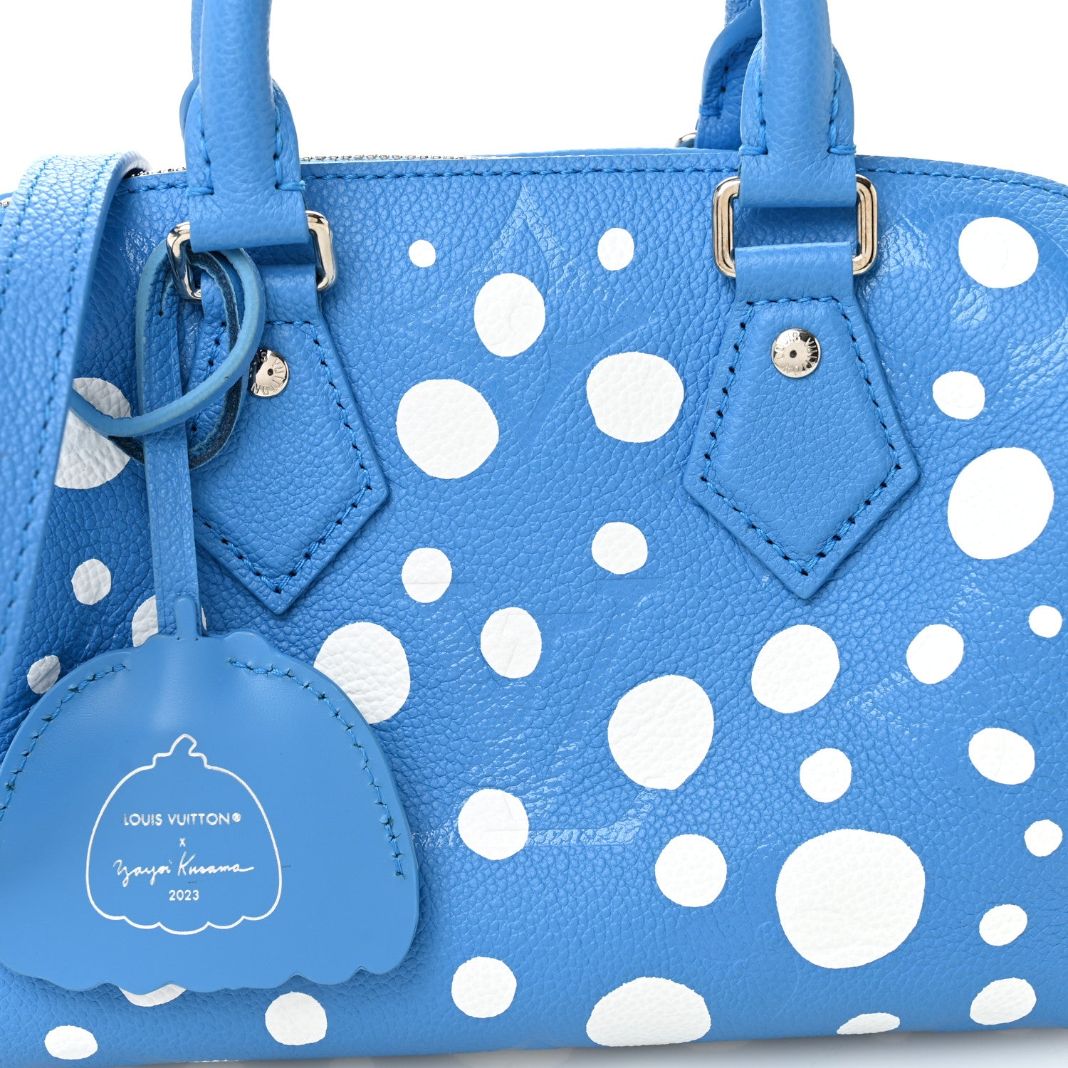 Louis Vuitton LV X YK Empreinte Speedy Bandouliere 20 Blue White 8 of 10