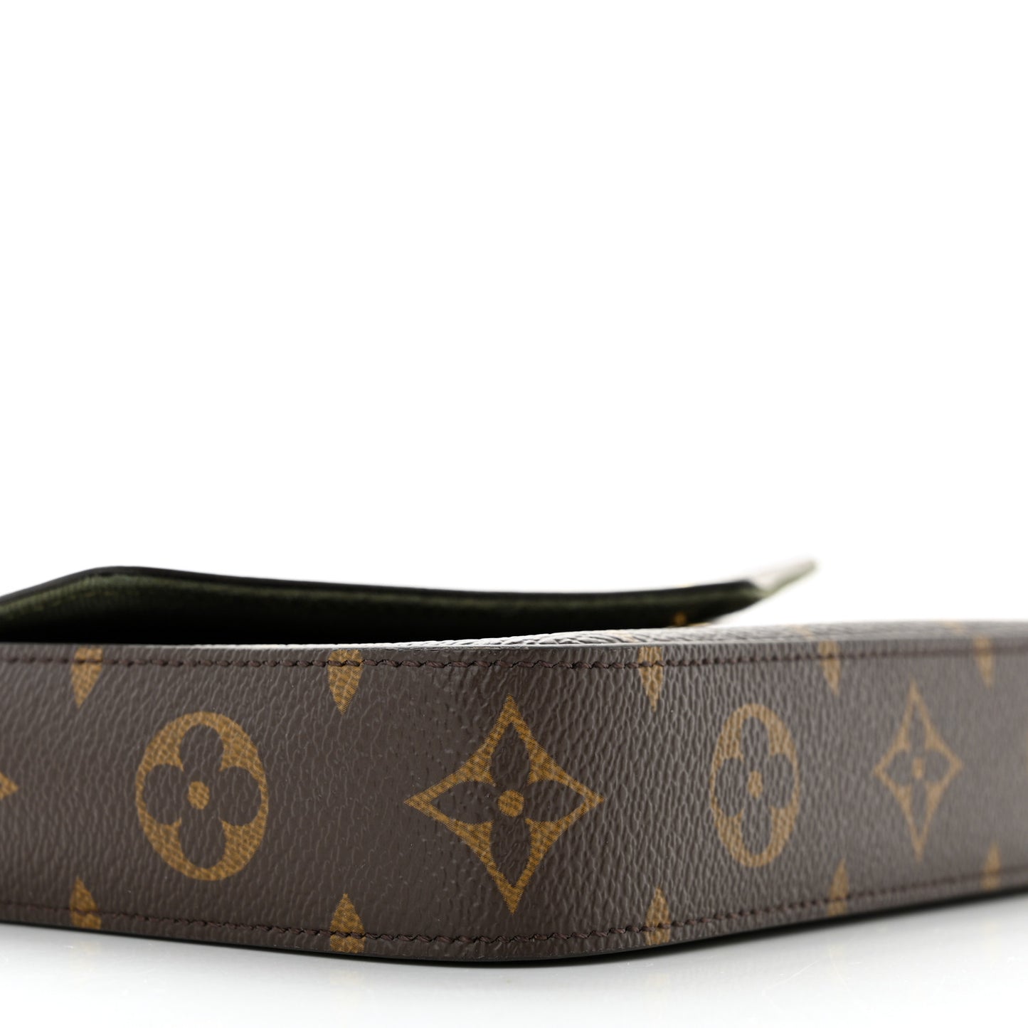 Monogram Felicie Strap & Go Kaki