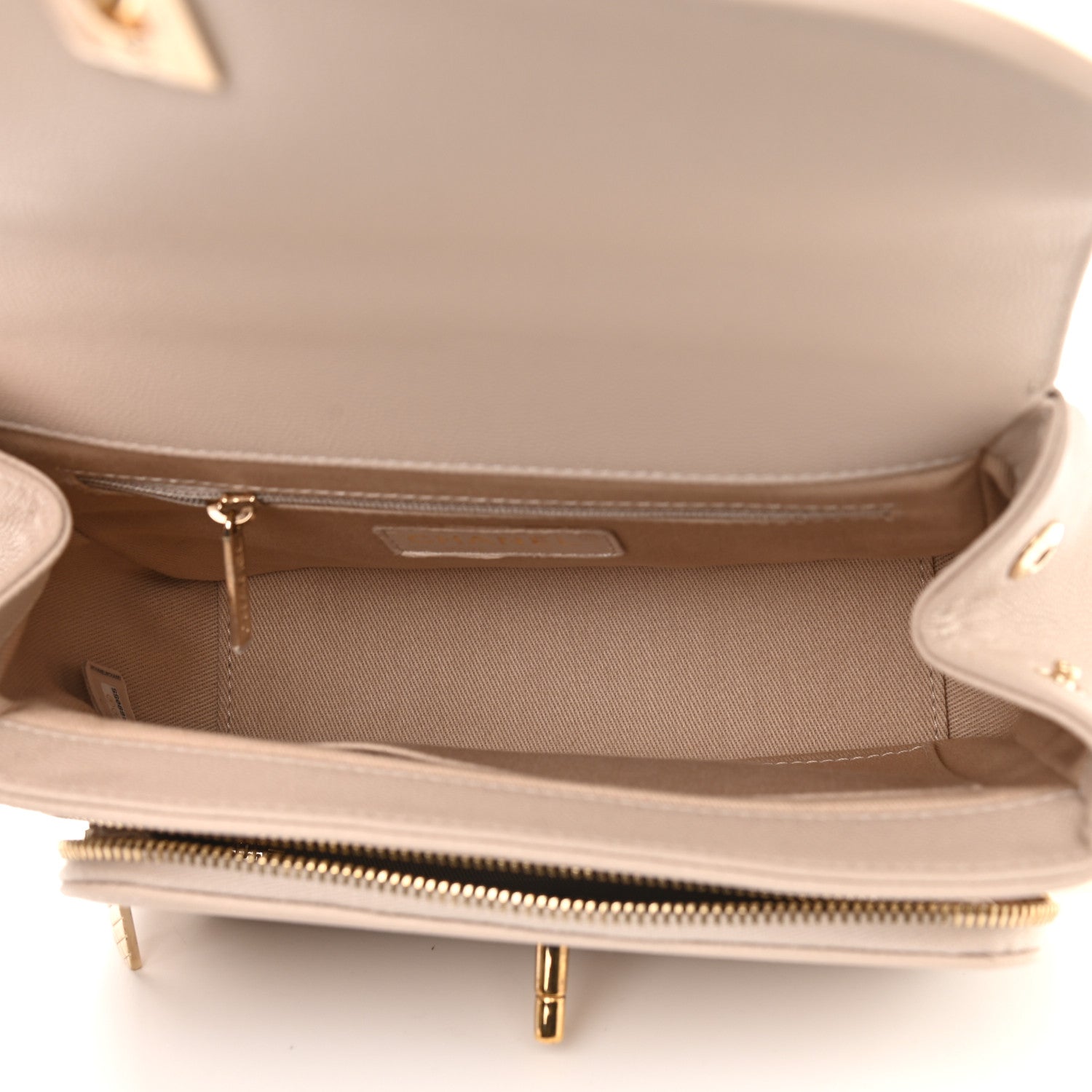 Chanel Caviar Quilted Medium Business Affinity Flap Beige 7 of 11