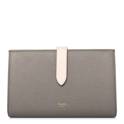 Celine Grained Calfskin Medium Multifunction Strap Wallet Pebble Pale Pink 1 of 7