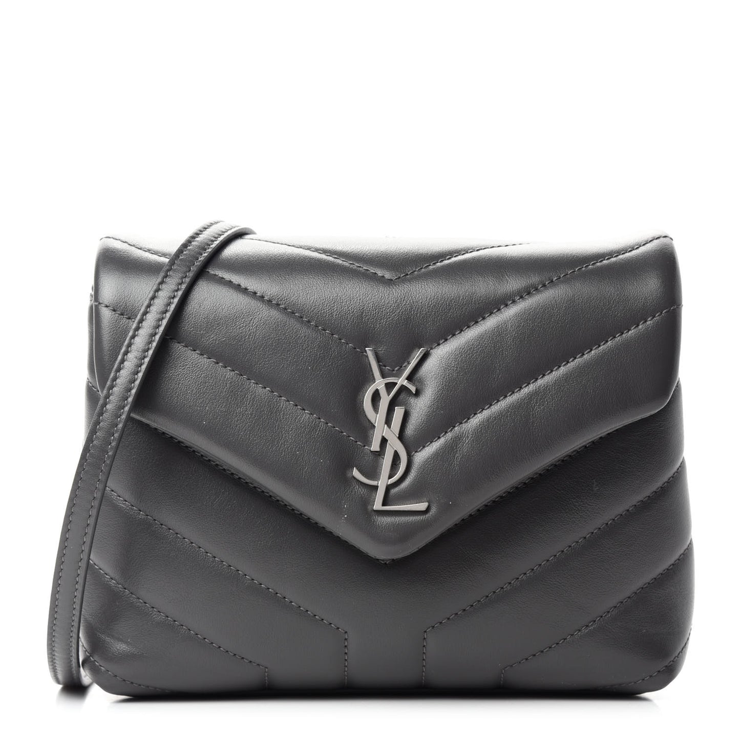 Calfskin Y Quilted Monogram Toy Loulou Crossbody Bag Storm