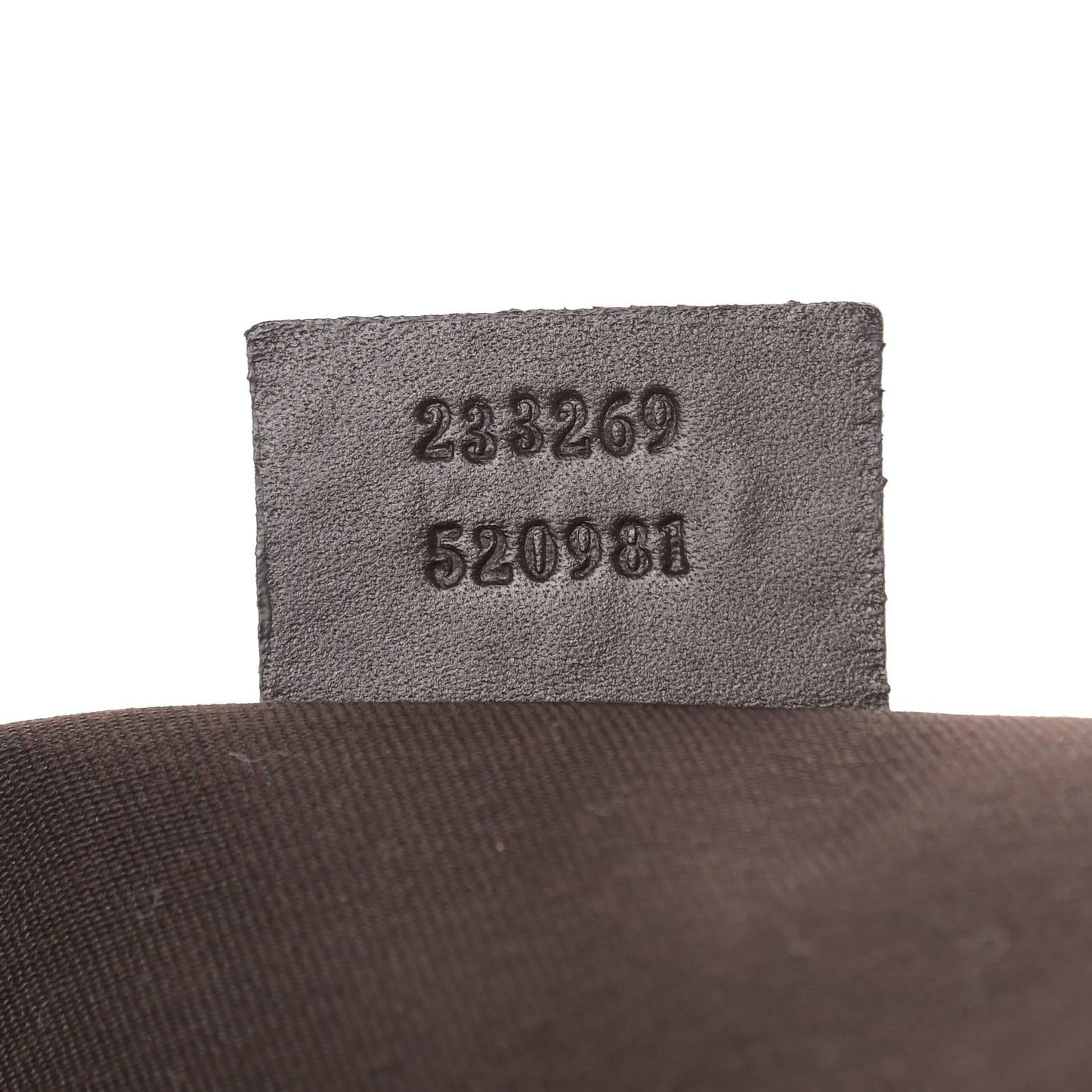 GG Supreme Monogram Belt Bag Dark Brown