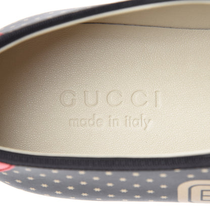 Gucci X SEGA Calfskin GUCCY Stars Mens Falacer Sneakers 9 Black 8 of 10