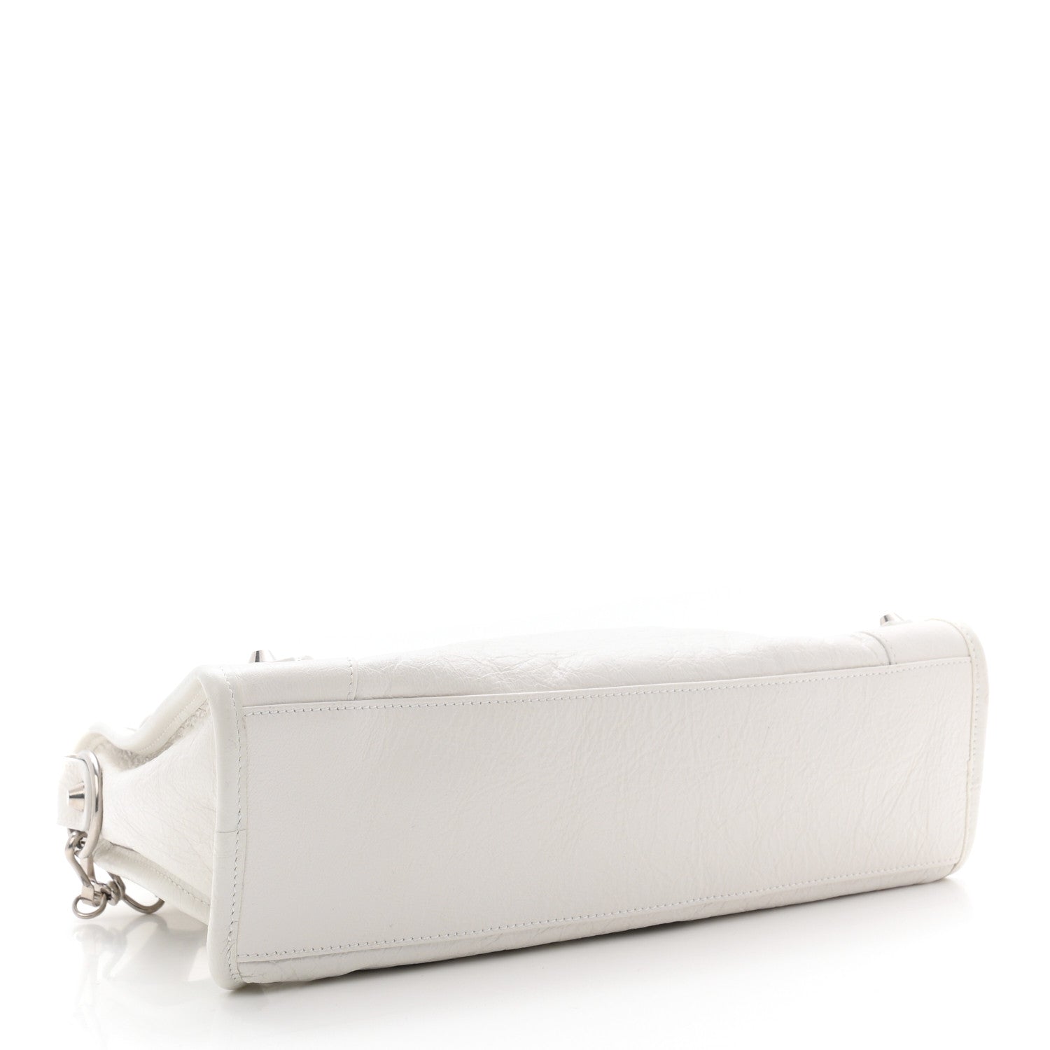 Balenciaga Agneau Arena Silver Hardware Small Le City Optic White 4 of 10
