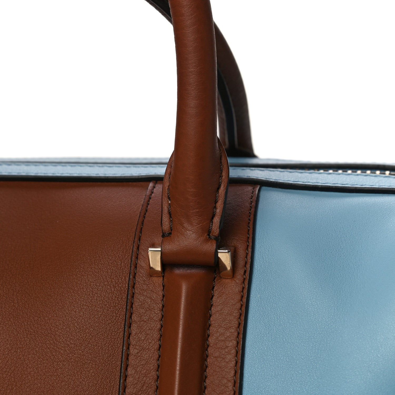 Givenchy Goatskin Colorblock Medium Lucrezia Blue Brown 15 of 17