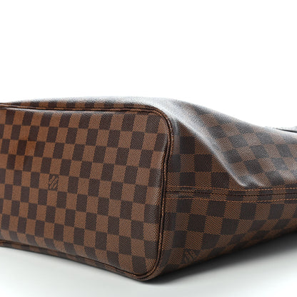 Louis Vuitton Damier Ebene Neo Neverfull MM Rose Ballerine 10 of 11