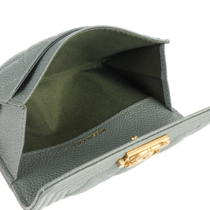 Chanel Caviar Quilted Boy Flap Card Holder Grey 8 of 8