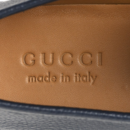 Gucci Road Calfskin Mens Horsebit Loafers 8.5 Blue 9 of 9
