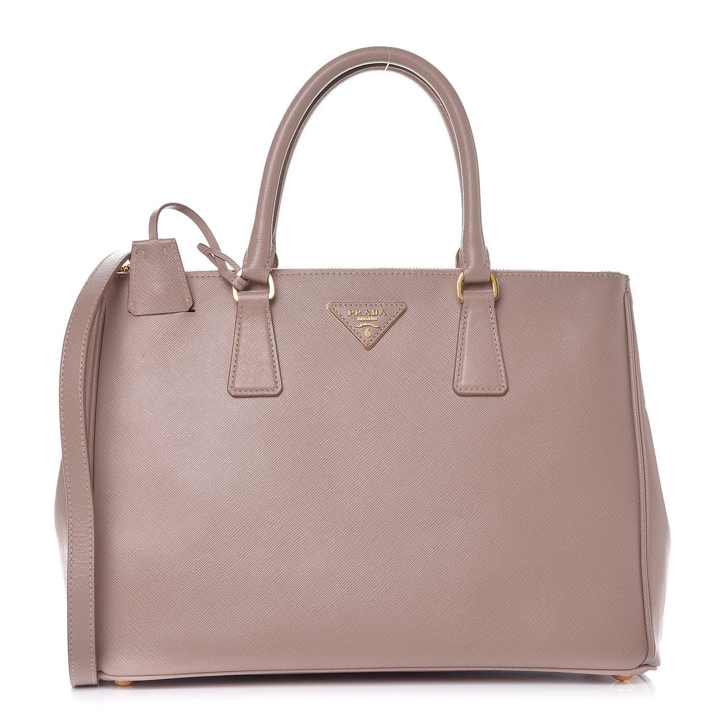 Saffiano Medium Galleria Double Zip Tote Cammeo