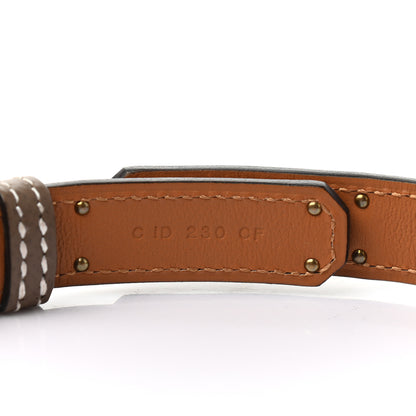 Hermes Epsom Kelly Belt Etoupe 3 of 4