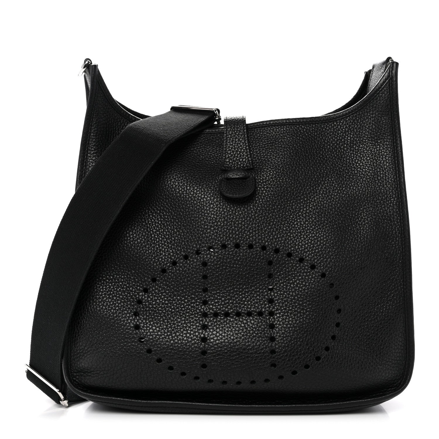 Hermes Taurillon Clemence Evelyne III GM Black 1 of 13