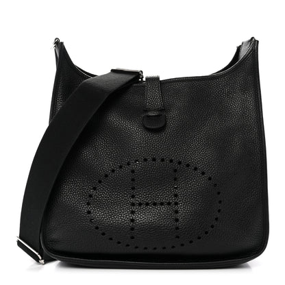 Hermes Taurillon Clemence Evelyne III GM Black 1 of 13