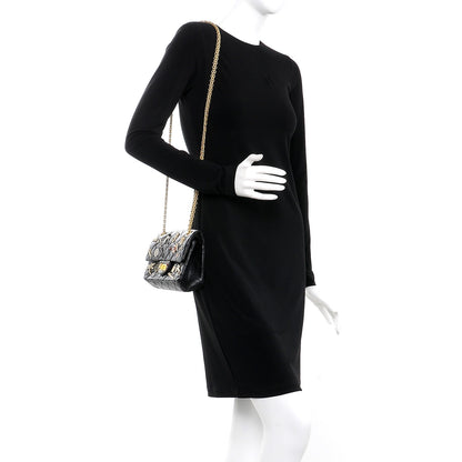 Chanel Aged Calfskin Lucky Charms 2.55 Reissue 224 Flap Black 2 of 8