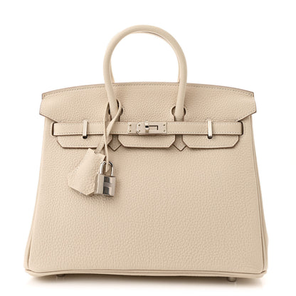Hermes Togo Birkin 25 Craie 1 of 10