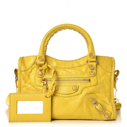 Balenciaga Agneau Giant 12 Gold Hardware Mini City Curry 1 of 11
