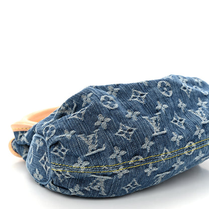 Louis Vuitton Monogram Denim Pleaty Blue 8 of 10