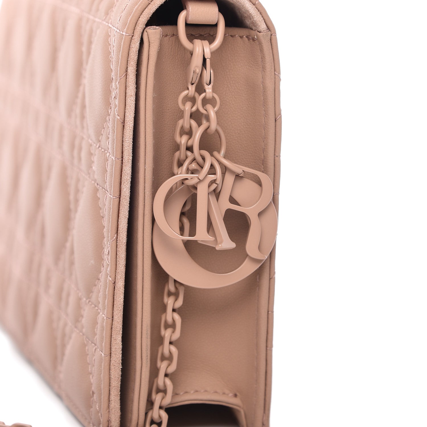 Christian Dior Ultra Matte Calfskin Cannage Lady Dior Clutch Fard 11 of 11