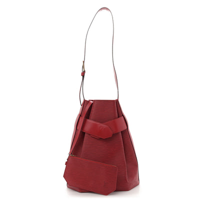 Louis Vuitton Epi Sac D'Epaule GM Castillan Red 3 of 14