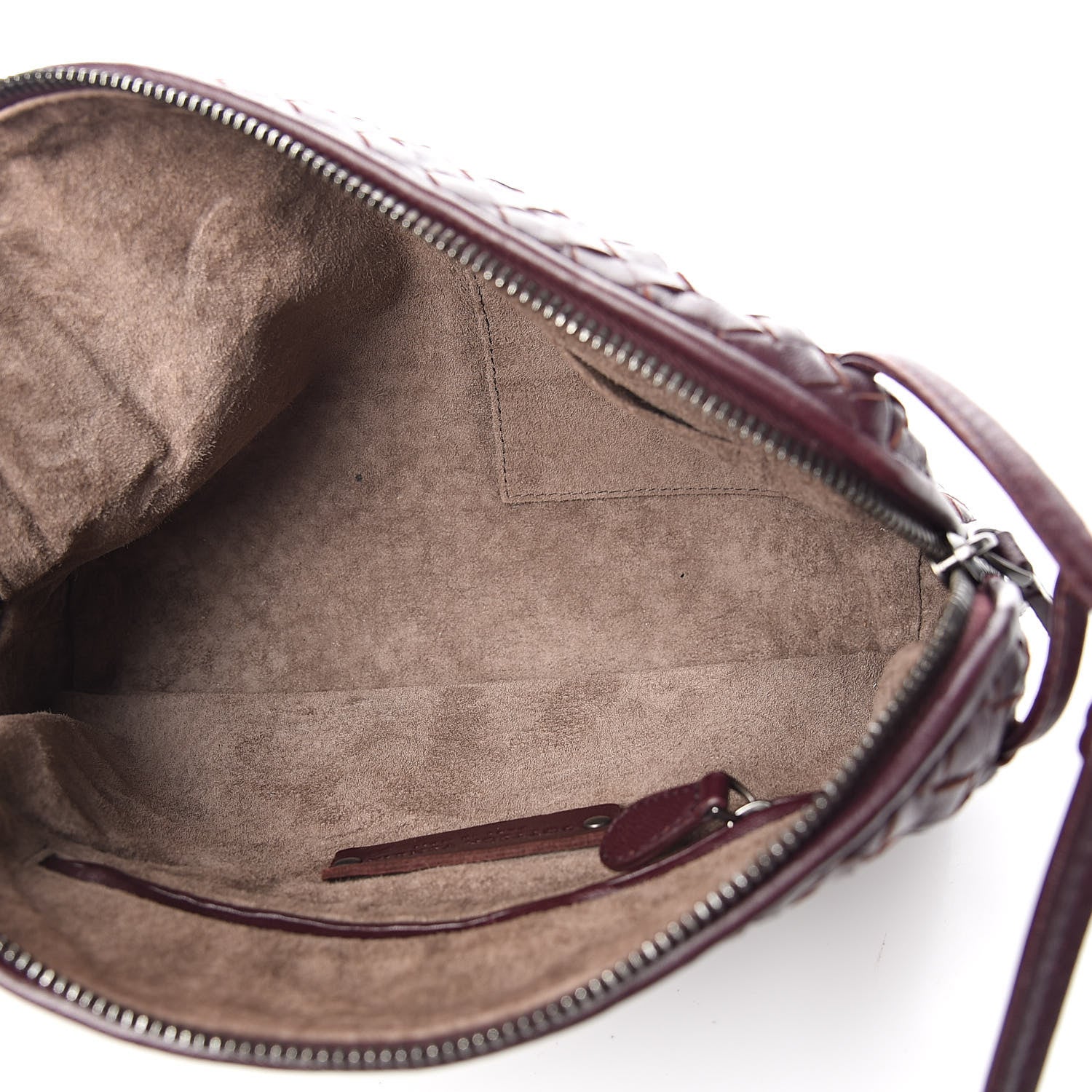 Bottega Veneta Nappa Intrecciato Nodini Crossbody Messenger Aubergine 5 of 14