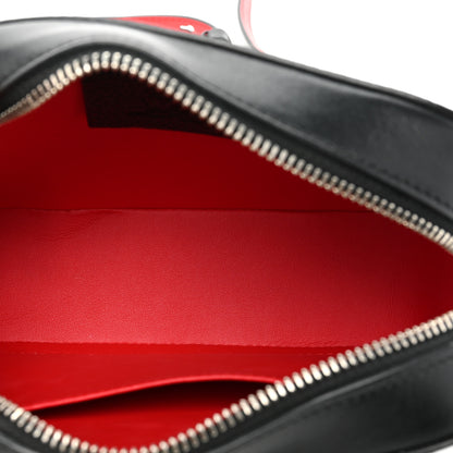 Christian Louboutin Empire Calfskin Mini Rubylou Crossbody Black Red 5 of 14