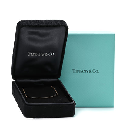 Tiffany 18K Rose Gold Small T Smile Pendant Necklace 6 of 6