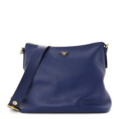 Prada Vitello Daino Hobo Bluette 1 of 12