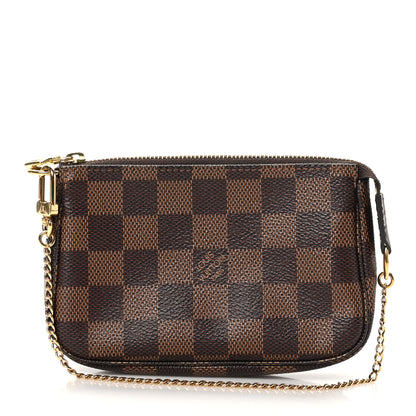 Louis Vuitton Damier Ebene Mini Pochette Accessories 1 of 11