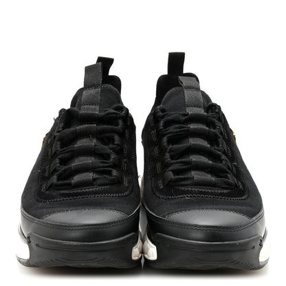 Chanel Velvet Calfskin Mixed Fibers CC Sneakers 38 Black 3 of 10