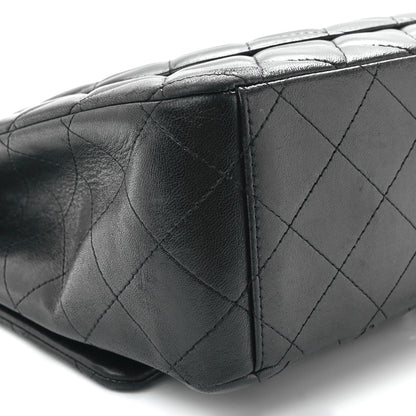 Chanel Lambskin Quilted Maxi Double Flap Black 11 of 12