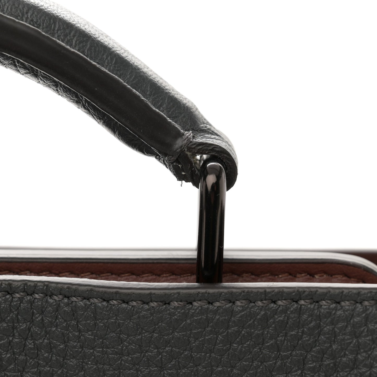 Cuoio Romano Vitello Cover Monochrome Peekaboo I SEE U Satchel