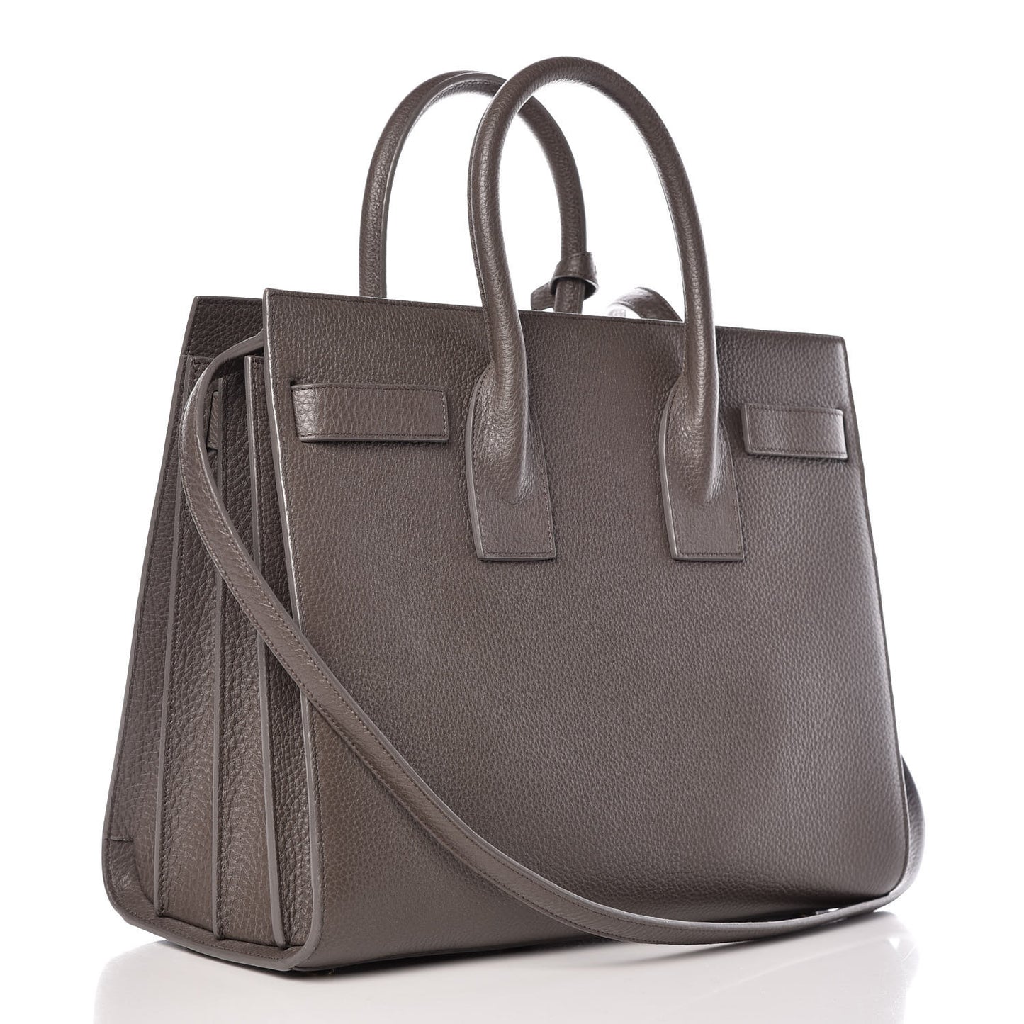 Grained Calfskin Small Sac De Jour Fog