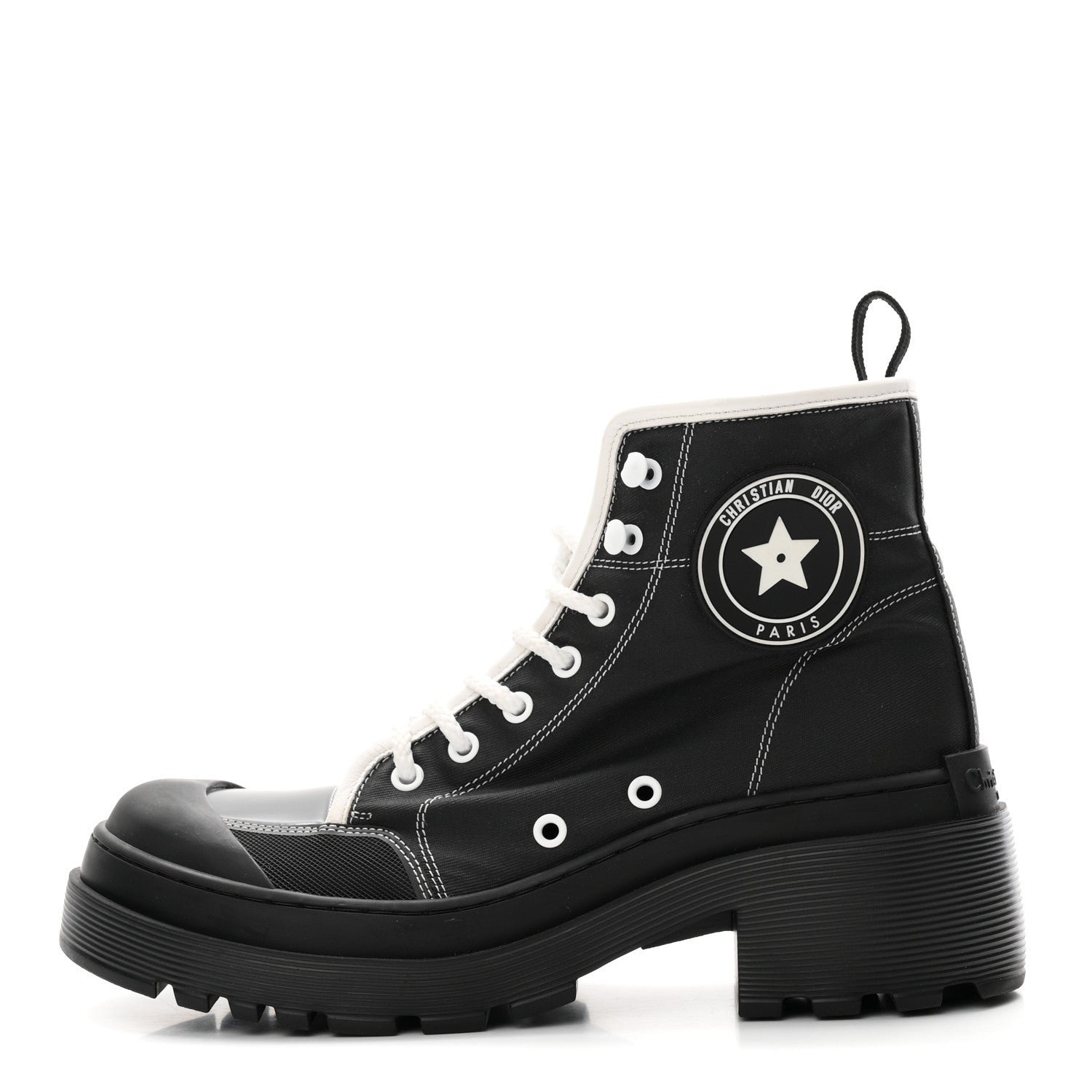 Christian Dior Technical Fabric D-Rise 35mm Boots 39.5 Black 1 of 10