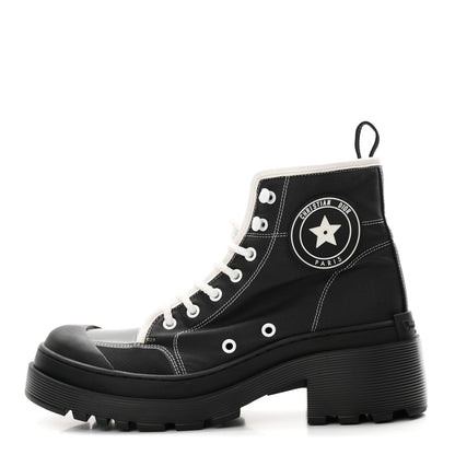 Christian Dior Technical Fabric D-Rise 35mm Boots 39.5 Black 1 of 10