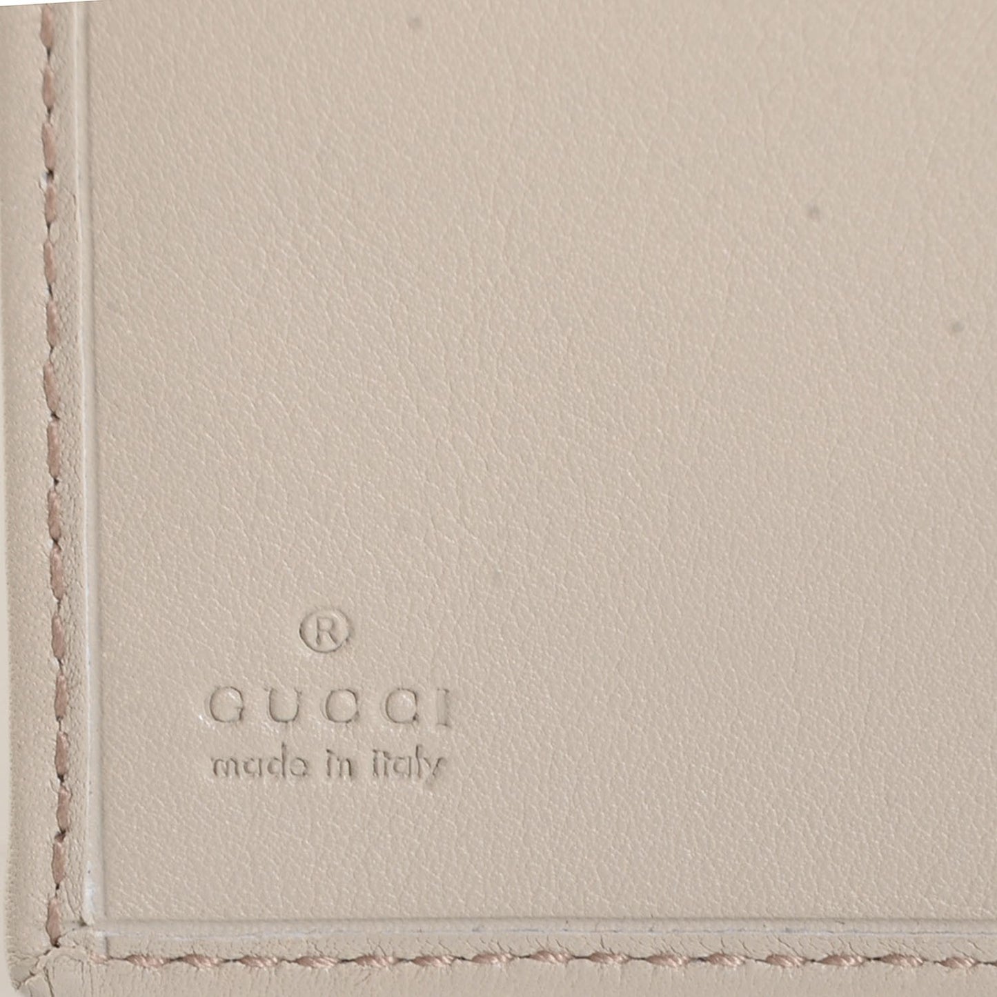 Guccissima Wave Continental Wallet Off White