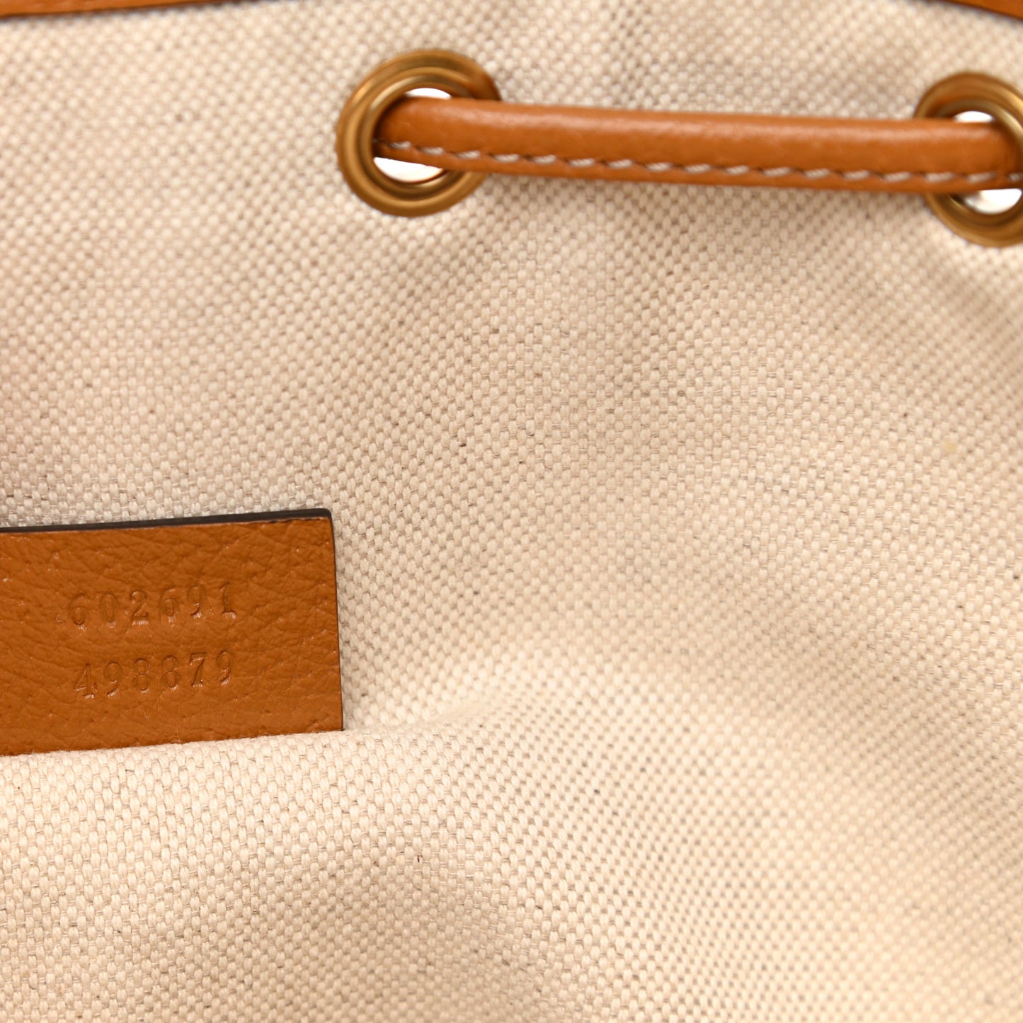 X DISNEY Mini Vintage GG Supreme Monogram Bucket Bag Beige Vintage Sun Oil