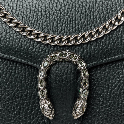 Gucci Calfskin Mini Dionysus Chain Wallet Black 8 of 11