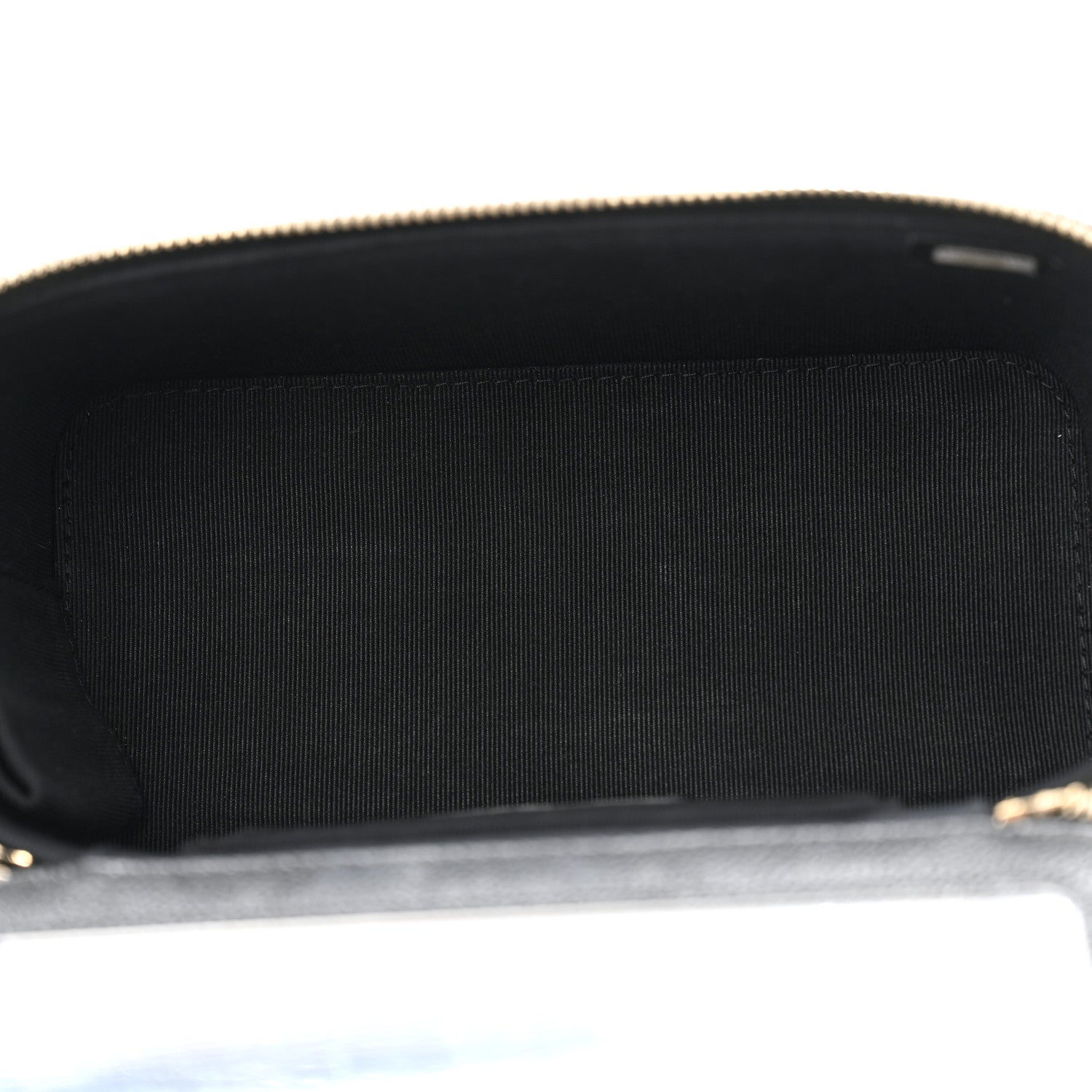 Chanel Caviar Quilted Small Tiny CC Vanity Case With Chain Black 5 of 12