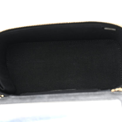 Chanel Caviar Quilted Small Tiny CC Vanity Case With Chain Black 5 of 12