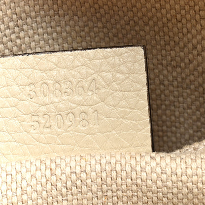 Gucci Pebbled Calfskin Small Soho Disco Bag Off White 7 of 14