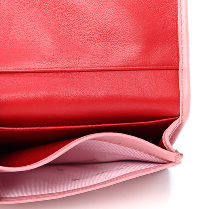 Miu Miu Nappa Matelasse Crystal Cherry Compact Wallet Rosa 4 of 4
