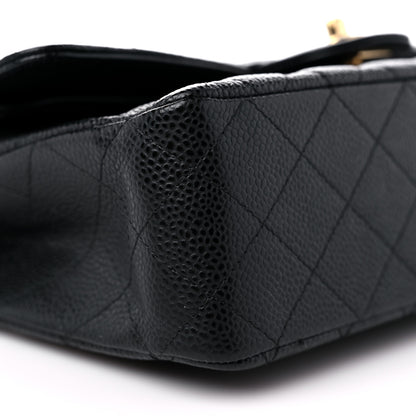 Chanel Caviar Quilted Medium Double Flap Black 8 of 10