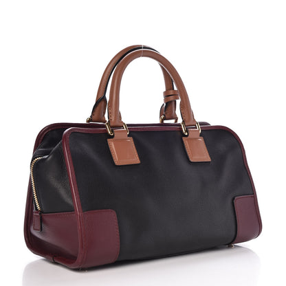 Loewe Calfskin Tri-Color Amazona 28 Bag Black Chestnut 3 of 7