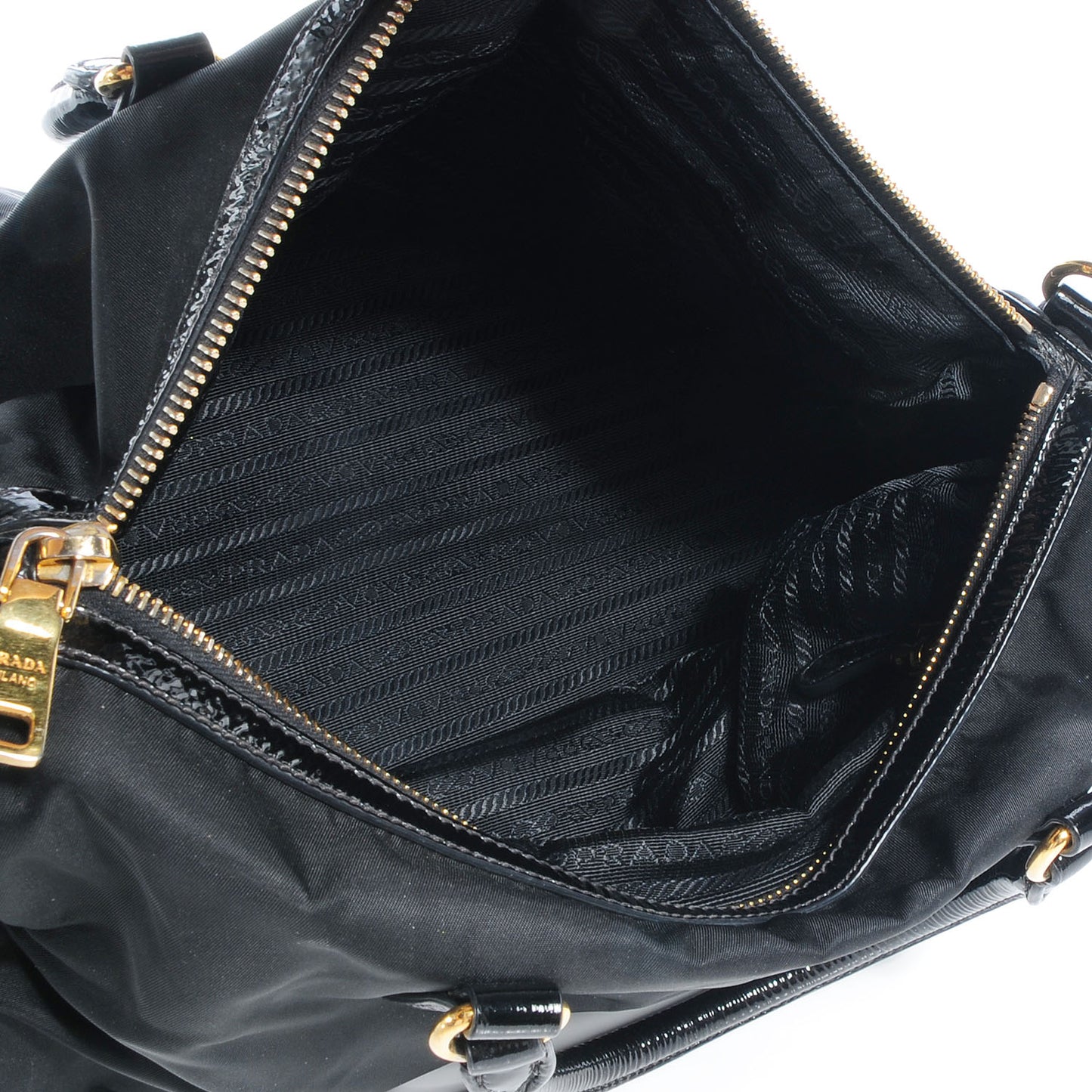 Tessuto Nylon Small Tote Nero Black