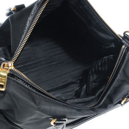 Prada Tessuto Nylon Small Tote Nero Black 5 of 11