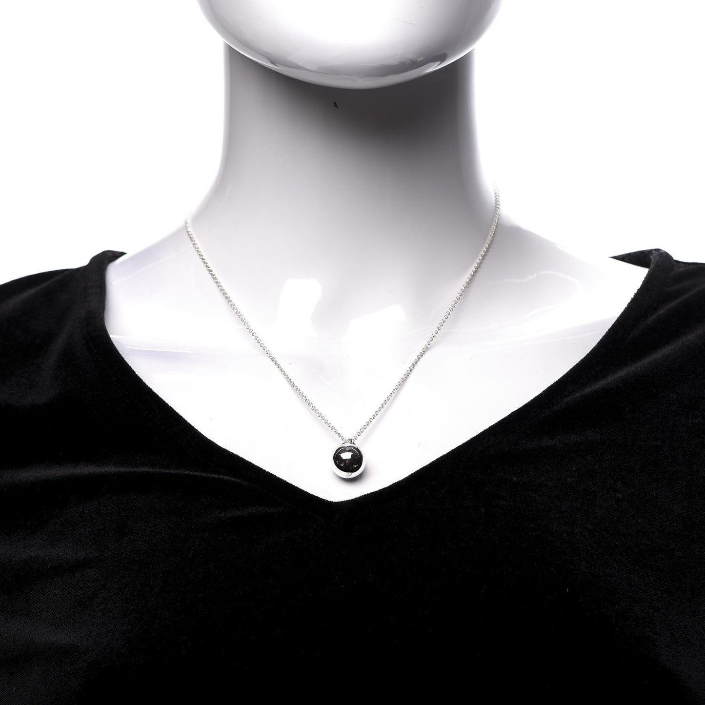 Sterling Silver 12.75mm HardWear Ball Pendant Necklace