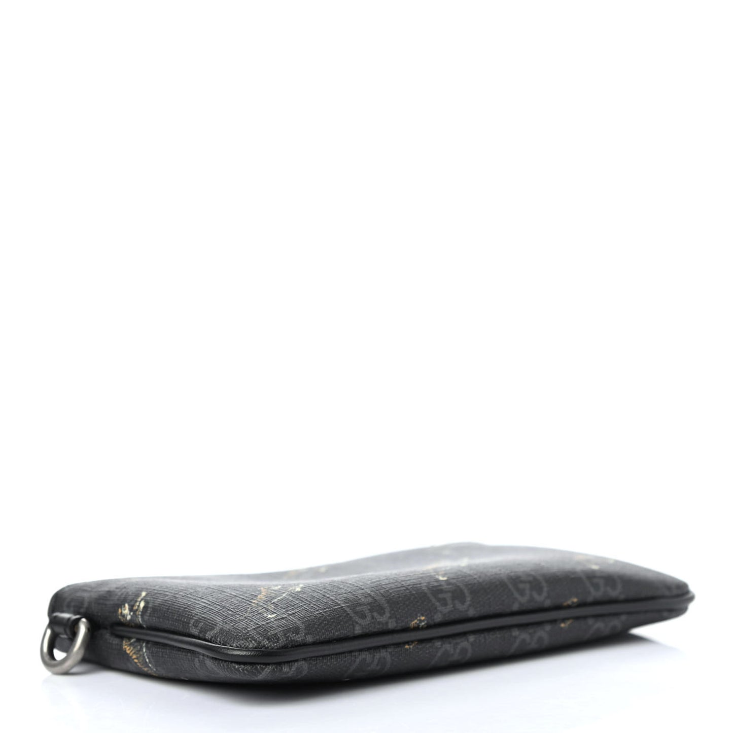 GG Supreme Monogram Tigers Wristlet Black Multicolor